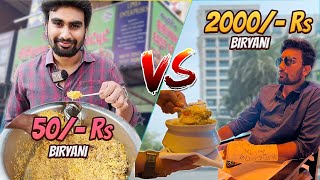 RS 50 Biryani vs RS 5000  JAMAVAR RESTAURANT  LEELA PALACE  AYSHA AKKA KADAI tamil biriyani [upl. by Harrington]