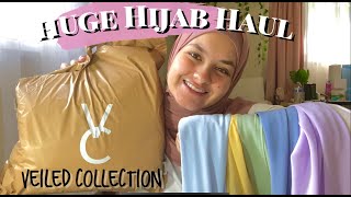 Huge hijab haul  Veiled Collection [upl. by Snook]