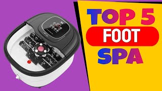 TOP 5 Best Foot Spa Massager with Heat 2021 [upl. by Lynch]