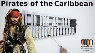 🏴‍☠️ Pirates Of The Caribbean🏴‍☠️ on the Glockenspiel BELLs [upl. by Eniad]