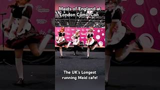 MEET US Maids of England at London Comic con maid cosplay dance japan anime cosplaygirl [upl. by Ahsayn225]