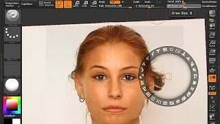 Tutorial Usar imágenes para texturizar en ZBrush4 [upl. by Nilo]