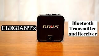 How to play music through 2 speakers at once ELEGIANTs Bluetooth Transmitter and Receiver [upl. by Archibaldo992]