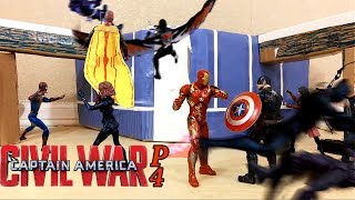 SPANISH Capitan America Civil War Parte 4 STOPMOTION [upl. by Thisbee]