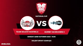 NBL National Cup Team Solent Kestrels vs Surrey Scorchers II  22102023 [upl. by Eitteb]