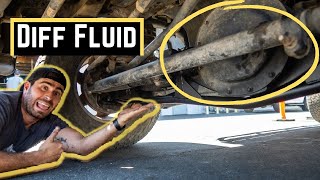 Ram Diff Fluid  How To Change Differential Fluid [upl. by Viehmann]