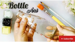 Simple Amazing Bottle Art DIY Bottle Art Home Decoration Idea BottlePainting youtubevideo diy [upl. by Siul706]