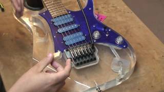 The COOLEST Light Up Gem Style Acrylic Ibanez Everprobably [upl. by Karry]