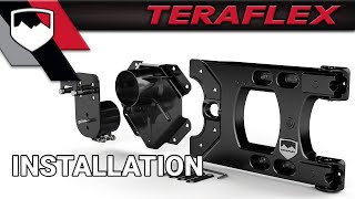 TeraFlex Install HD Hinged Carrier and Adjustable Spare Tire Mounting Kit [upl. by Eseenaj]