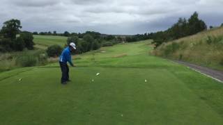 The Roxburghe Hotel amp Golf Course hole 14 tee shot [upl. by Rather472]