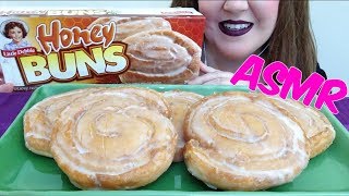 ASMR LITTLE DEBBIES HONEY BUNS INTENSE EATING SOUNDS NO TALKING [upl. by Irtimd784]