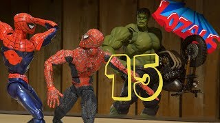 SPIDERMAN STOP MOTION Action Video Part 15 Homecoming [upl. by Oilut367]