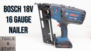 Bosch 16ga Brad Nailer Review [upl. by Burton]