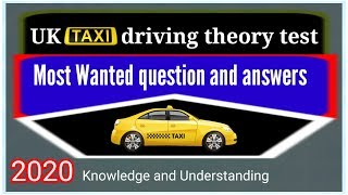 Taxi driver theory test knowledge and understanding 2021 [upl. by Aldos]