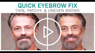 How To Color MEN’S EYEBROWS Quick and Easy [upl. by Notnats130]