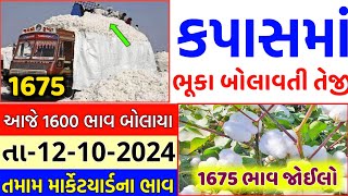 Kapas na bhav  12102024  કપાસના ભાવ2024  Information about cotton crop price  Commodity Trend [upl. by Leeda]