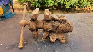 💡Genius Man Restoring Dirty Double Jaws Bench Vise  Rescue amp Repair Vintage Rusty Tools [upl. by Currey]