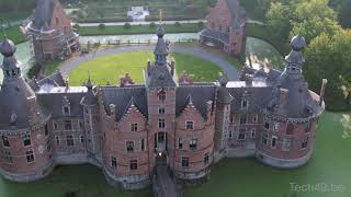 Ooidonk Castle Deinze Belgium  4K Cinematic Drone Video [upl. by Nolyag]