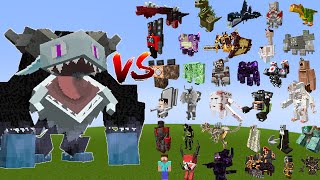 Ender Frostmaw vs All Minecraft Bosses  Minecraft Mob Battle [upl. by Stretch19]