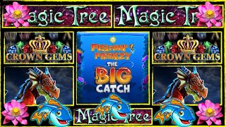 Fishin Frenzy Big Catch Magic Tree Crown Gems Ultra Spins amp More BOOKIES SLOTS UK FOBT [upl. by Evslin166]