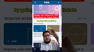 FIFA Club World Cup Ticket Registration Interest Now Open [upl. by Faubert113]