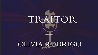 Olivia Rodrigo  Traitor Karaoke [upl. by Norreht]