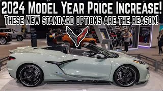 The SURPSING New Options for the 2024 C8 Corvette Model Year with ALL New STANDARD Equipment [upl. by Llekcir]