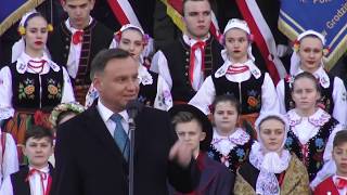 Prezydent RP Andrzej Duda odwiedził Grodzisk Wielkopolski [upl. by Geer]