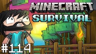 Minecraft  Survival  Part 114  The Bouncevator [upl. by Francene]