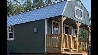 Tiny House Arrival What To Know Before Buying A Shed For A House [upl. by Atinob]