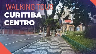 Walking tour  Curitiba Centro [upl. by Naes]