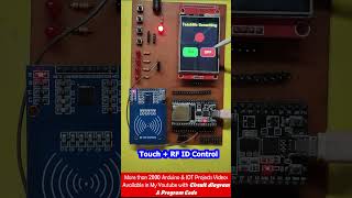 RC522 RFID  TFT LCD  ESP32 Control LED [upl. by Fisken391]