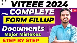 VITEEE 2024 form fill up 🔥  Step by Step  VITEEE 2024 Application form  VIT Vellore VITEEE 2024 [upl. by Demmahom]