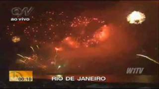 Virada do Ano 2010 Londres Rio de Janeiro São Paulo e Brasilia queima de fogos [upl. by Anelaj]