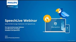 Webinar SpracherkennungsOptionen mit SpeechLive – Microsoft amp Dragon Anywhere im Vergleich [upl. by Peirsen886]