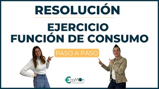 Resolución Ejercicio Función de Consumo [upl. by Finer]