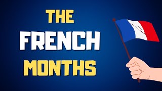 French Months of the Year  Learn french [upl. by Kakalina]