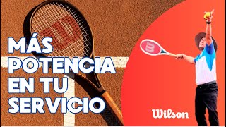 Como generar más potencia en tu servicio de tenis [upl. by Enrika]