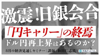 「激震！日銀会合『円キャリー』の終焉｜ドル円再上昇はあるのか？」和田仁志氏 202481 [upl. by August340]