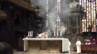 Incensing l Solemn Vespers in Ambrosian rite Usus recentior [upl. by Eema246]