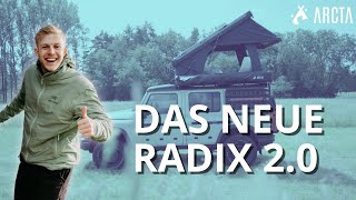 RADIX 20  Alle NEUERUNGEN des beliebten AluminiumDachzelt  ARCTA [upl. by Gereron]