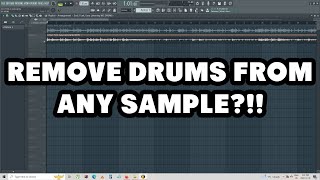 How To Remove Drums From Any Sample [upl. by Aneetsyrk]