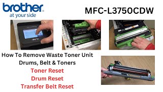 Toner Drum and Transfer Belt Counter Reset On A Brother MFCL3750 Printer Among Other Things [upl. by Ayek]