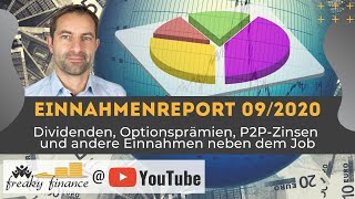 Einnahmenreport September 2020  Nach ShortPut Einbuchung von NVIDIA mit 100000 USD im Minus [upl. by Artimid]