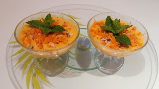 Mousse de carottes à lorange le plein de fraîcheur et de vitaminesOrange mousse and curry carrots [upl. by Yram]