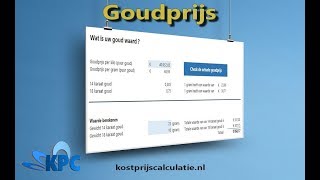 Goudprijs in Excel [upl. by Nabalas]