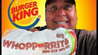 BURGER KING® quotWHOPPERRITOquot™ Review [upl. by Rydder]