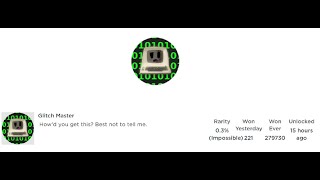 Be Crushed by a Speeding Wall  How to get Glitch Master badge Update 2022 [upl. by Lunette]