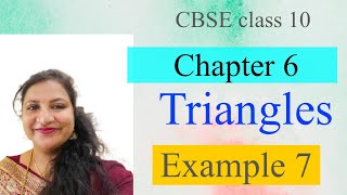 Chapter 6 Triangles Example 7 CBSE class 10 in Malayalam [upl. by Hochman487]