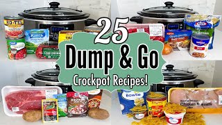 25 EASY DUMP amp GO CROCKPOT DINNERS  SO GOOD SIMPLE amp TASTY SLOW COOKER RECIPES  JULIA PACHECO [upl. by Irtimid471]